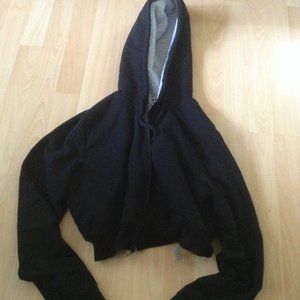 Black hoodie jacket